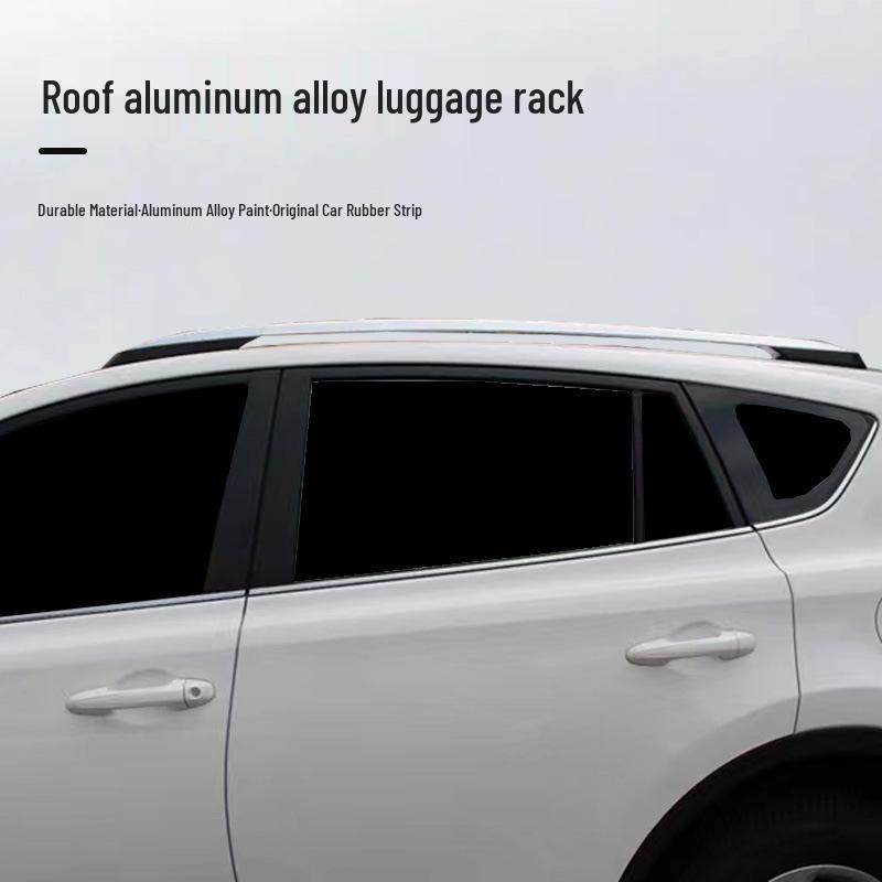 Алюминиевые поперечные дуги багажника на крышу для RAV4 2014-2018, с винтовым креплением