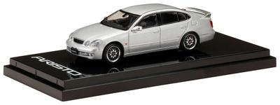 HJ64 Масштаб 1/64 Toyota Aristo V300 VERTEX EDITION Ранняя модель Индивидуальная версия Серебристый металлик (Собранный)