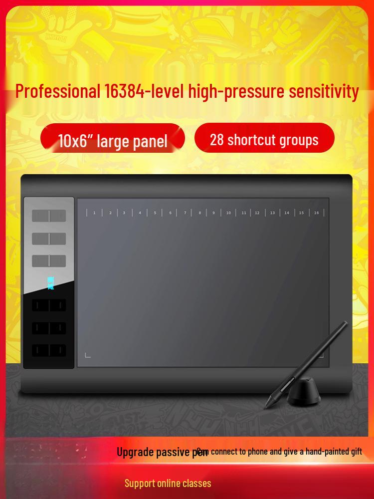 Professional-Grade Large Huion Graphics Tablet for Drawing, Writing, and Handwriting Input