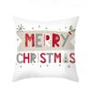 1 шт. рождественская декоративная наволочка мультяшный узор Санта Клауса и снеговика диванная подушка для люкса домашнее украшение подарок