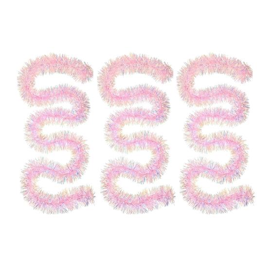 1/2/3/4/5 шт. Рождественская проволочная гирлянда лента розовая тема блестящая проволочная гирлянда декоративная проволочная лента праздничное украшение