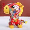 Handcrafted Embroidered Animal Plush With Pp Cotton Filling For Holiday Decoration
