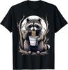 Raccoon Eating Instant Noodle Cup Funny Gifts For Women Men T-Shirt