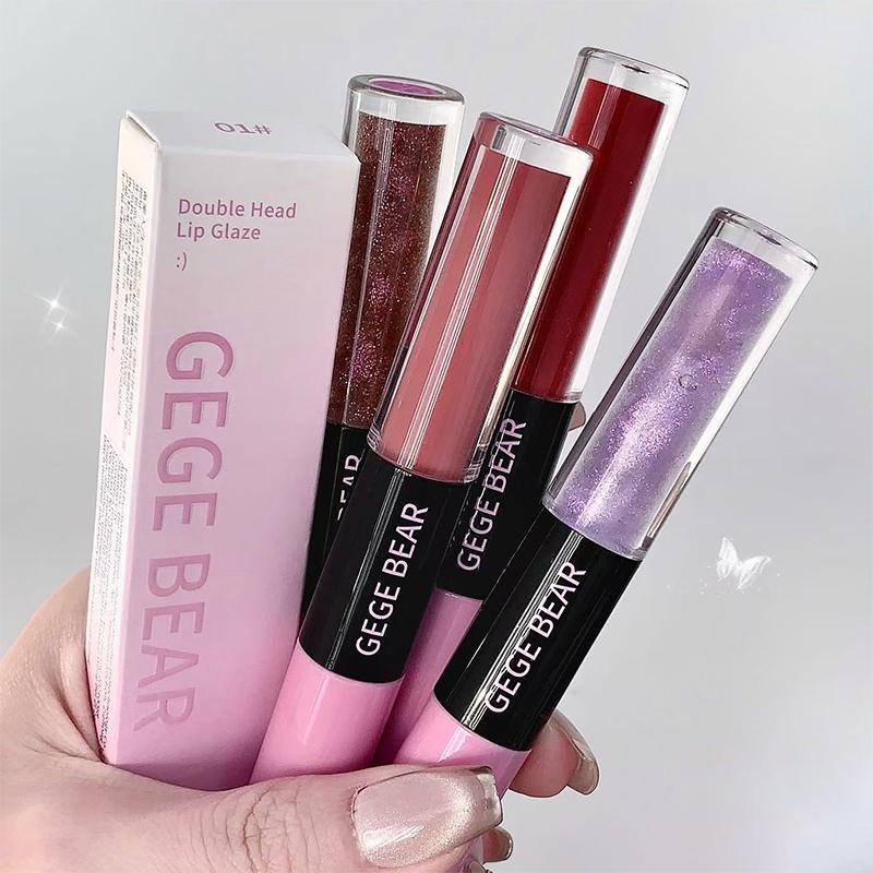 GEGE BEAR Multi-effect Dazzling Double Head Lip Glaze