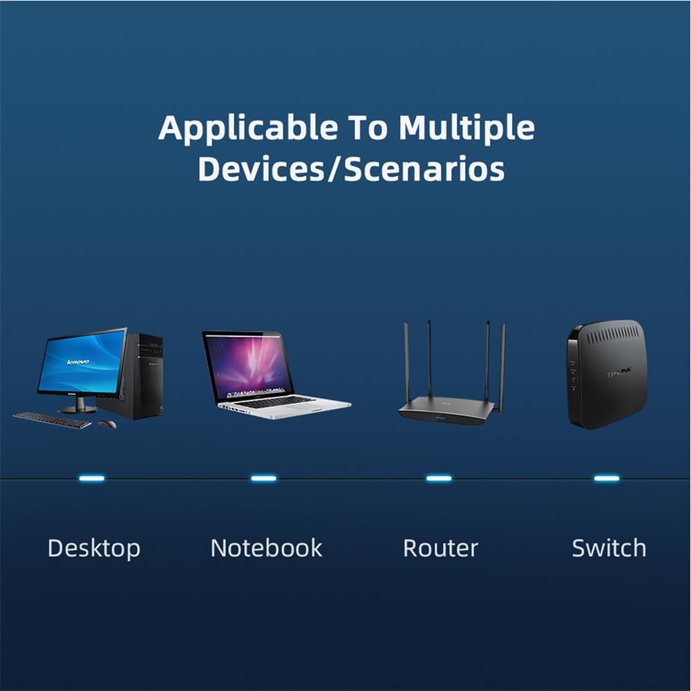 Cablecc RJ45 Stretch Coiled Cable Cat6 8P8C UTP LAN Ethernet Network Patch Extension Cable 6.56ft/2.0m