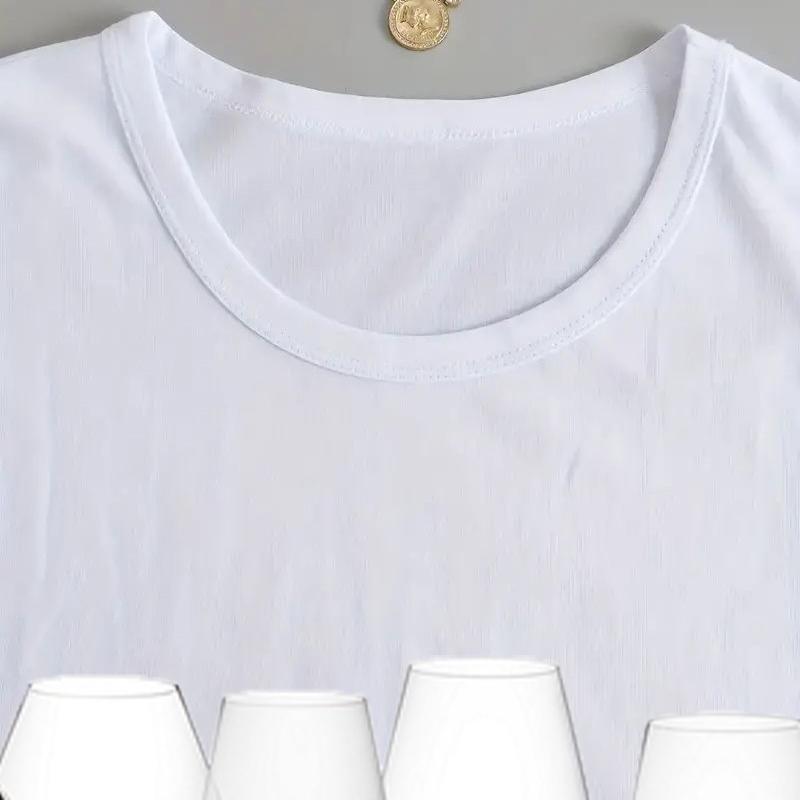 Футболки с винным принтом для женщин, летние повседневные футболки с круглым вырезом, футболки с короткими рукавами, модная футболка