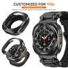 Металлический корпус из алюминиевого сплава для Samsung Galaxy Watch Ultra 2025/2024 47 мм Защитная жесткая крышка для Galaxy Watch 8 44 мм 40 мм Без стекла