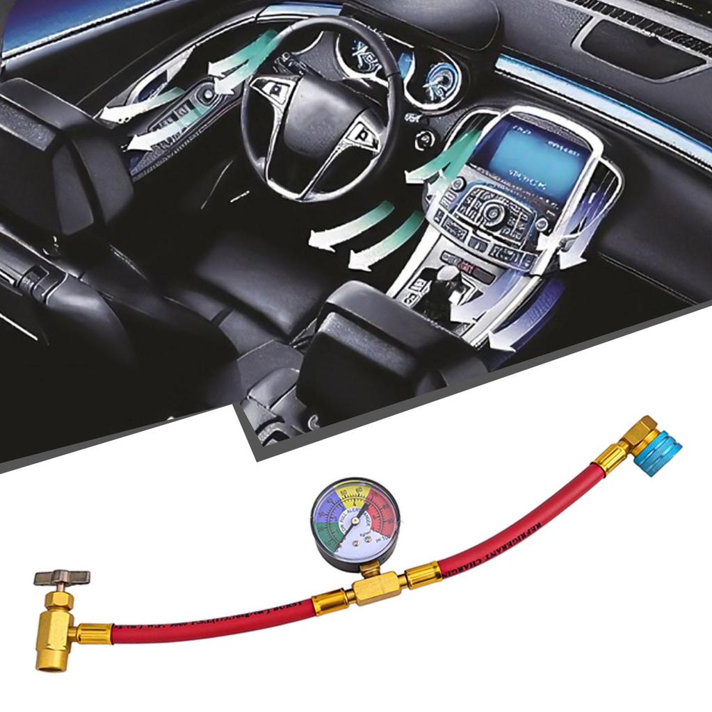 Манометрический шланг для заправки R1234YF U-Charge Hose Автомобильное использование Простота использования Высокая универсальность Совместимость Показания давления в реальном времени