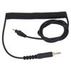 Headphone Sound Cable Long Spring Extension Sound Cable with 3.5mm Plug 6.3mm Adapter for DJ HDJ CUE1 HDJ CUE1BT HDJ X5