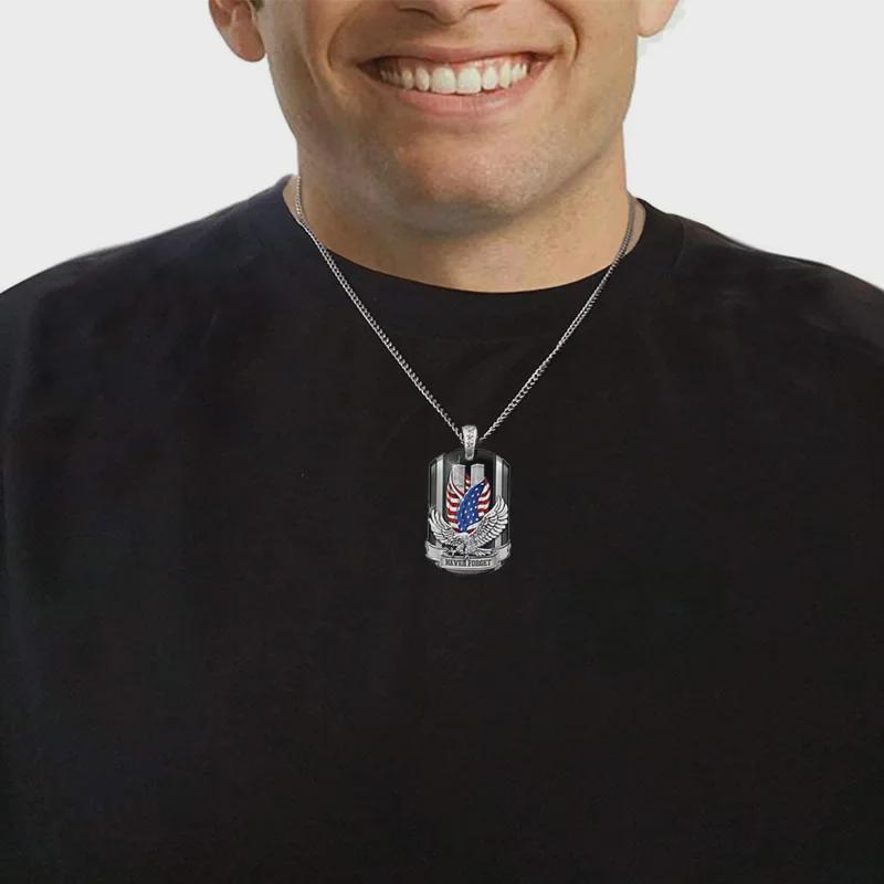 Мужская ретро-панк-подвеска с орлом