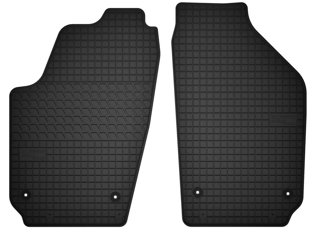 front rubber mats for: Skoda Fabia I hatchback, sedan, station wagon (from 1999 to 2007)