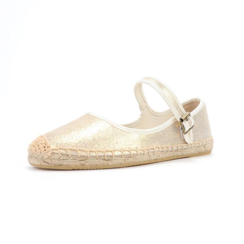 LUXSOLE Стильные туфли Мэри Джейн на эспадрильях Женские туфли на плоской подошве с дышащим холщовым верхом женские лоферы