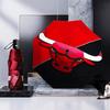 Складной зонт Red Bulls Basketball, автоматический зонт с 8 спицами для путешествий, кемпинга. Подарок на Хэллоуин, Рождество