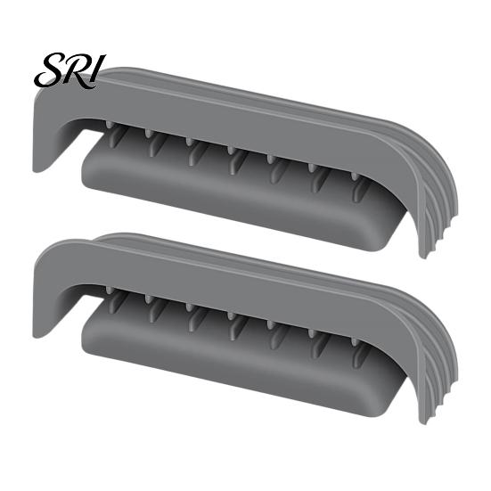 Air Fryer Handle Cover 2Pcs Silicone for Ninja Crispi Glass, Heat-Resistant Pot Holder Grip Sleeve Cleancrisp Glass Container 2.5-QT/4-QT/6-QT
