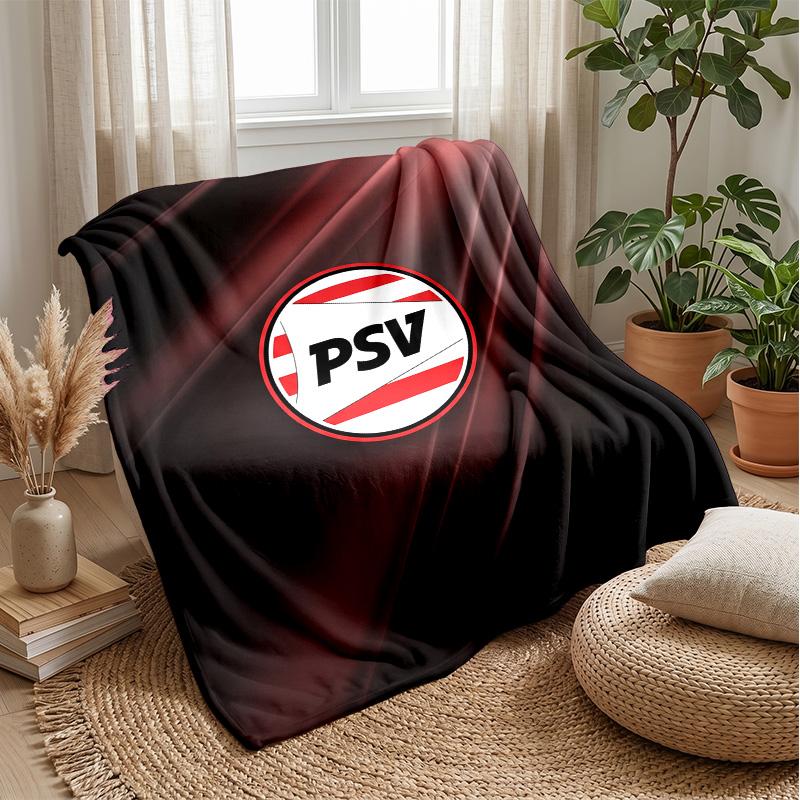 PSV Eindhoven FC Soft Flannel Fleece Blanket Lightweight Cozy Warm Throw Blanket For Sofa Bed Home Decor