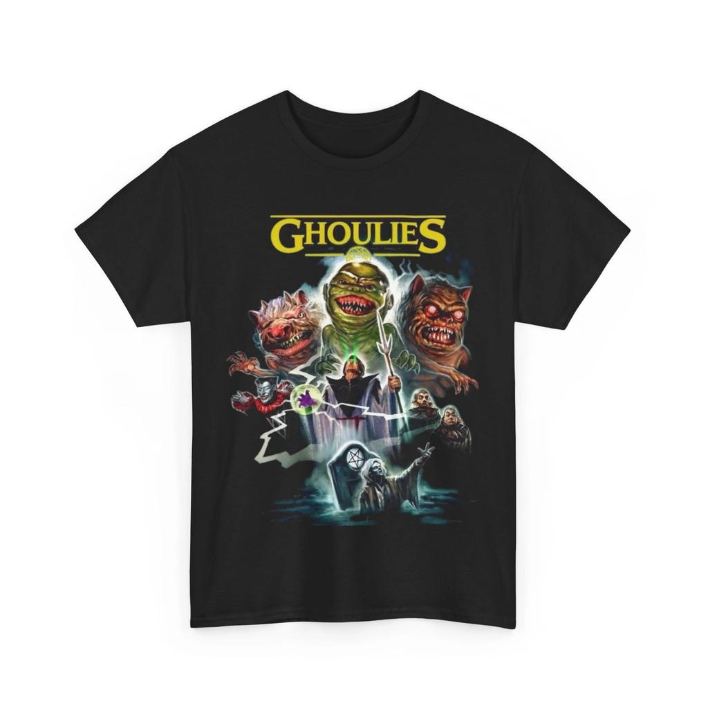 Ghoulies 1984 Movie 100% Cotton T-shirt Mens Tees Top Unisex Heavy Cotton Tee