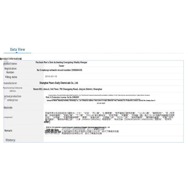 Pechoin Мужской Активный Энергетический Увлажняющий Крем