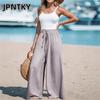 Женские модные повседневные брюки и капри JPNTKY однотонные с принтом