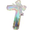 0-9 Number Balloon Decorative Birthday Party Balloon Bowknot Balloon Photo Props  Anniversary
