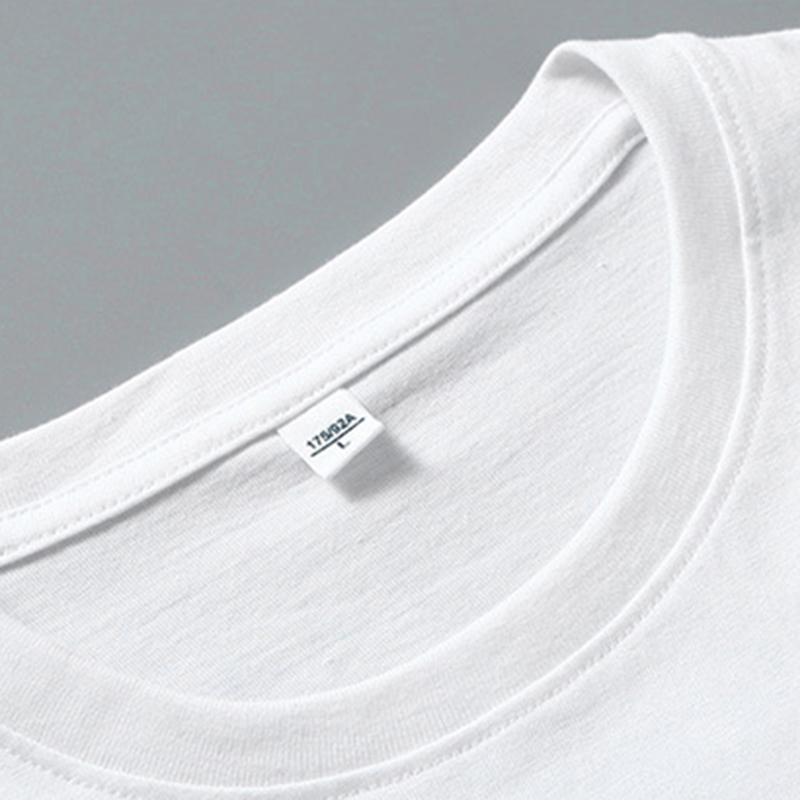 Мужская подростковая летняя свободная футболка с коротким рукавом и круглым вырезом, с принтом, дышащая хлопковая футболка-пуловер