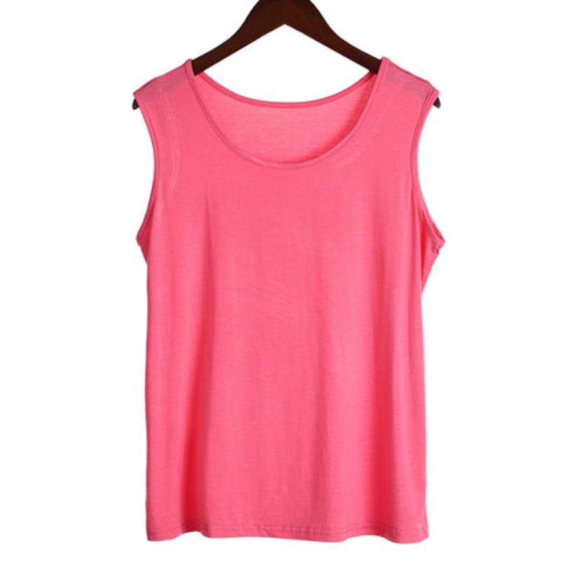 Сексуальный жилет без рукавов, женский однотонный тонкий камзол, женская летняя футболка на бретельках с круглым вырезом