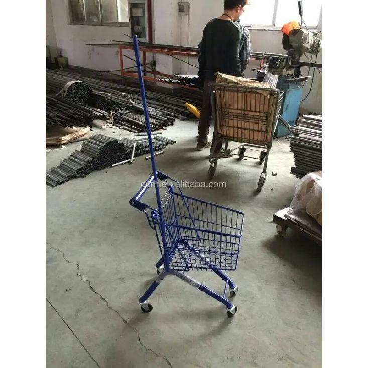 RH-SC04 Steel Small Mini Supermarket Kids Shopping Trolley With Flag
