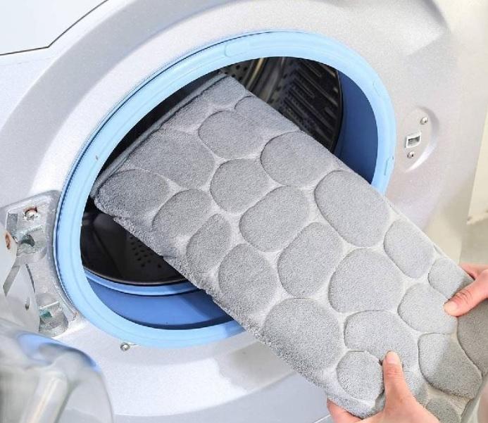 Soft Foam Bathroom Mat 40 x 60 Gray - Super Soft Bathroom Rug, Anti-Slip, Quick-Drying