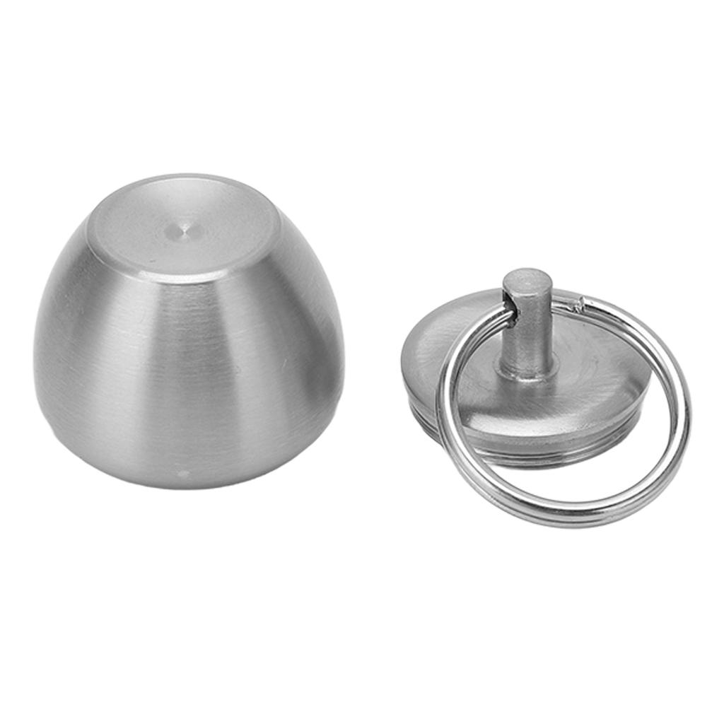 Stainless Steel Pill Case Apple Shape Mini Portable Stainless Steel Metal Small Medicine Box Sealed