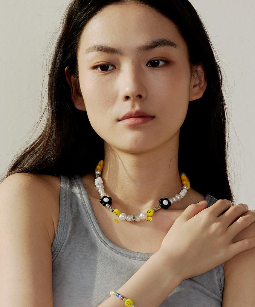 Silvertag Bn-26Ss1 Stella Mix Bead Necklace