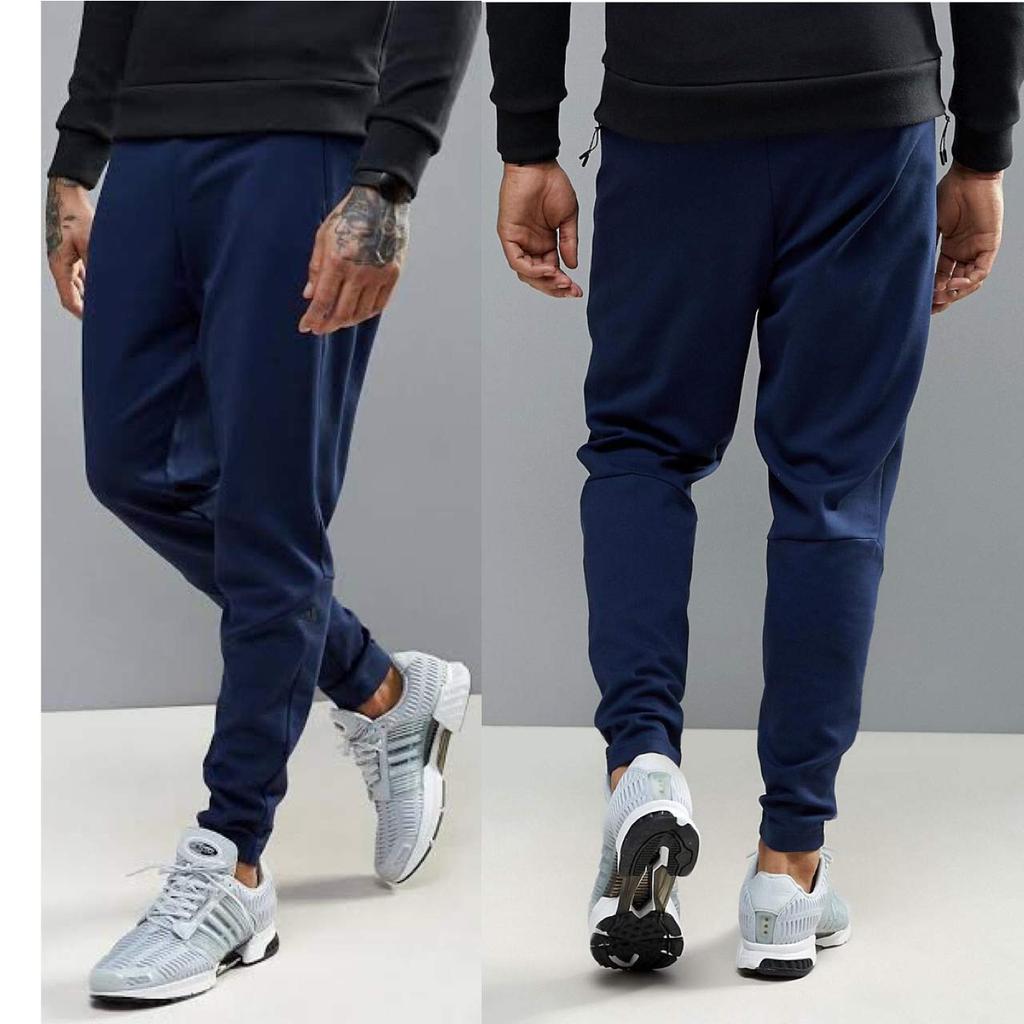 Adidas Size O Size Adidas Pants College Navy Men's Sweatpants, (Waist 83-89cm) / M, Z.N.E. S94809,