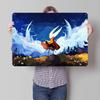 Hornet From Hollow Knight Digital Art Personalized D Textured Metal Poster Wall Art Tinplate Sign for Bedroom Decorations House