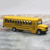 Игрушка Желтые игрушки для мальчиков 1/64 Инерционная модель автомобиля Имитация транспортного средства Игрушки с инерционным двигателем Модель школьного автобуса