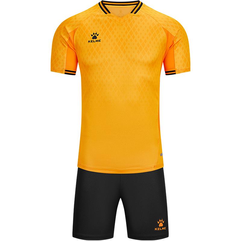 Футбольная форма Kelme Индивидуальная командная форма Официальный оригинальный комплект с принтом Мужская форма для матчей с коротким рукавом