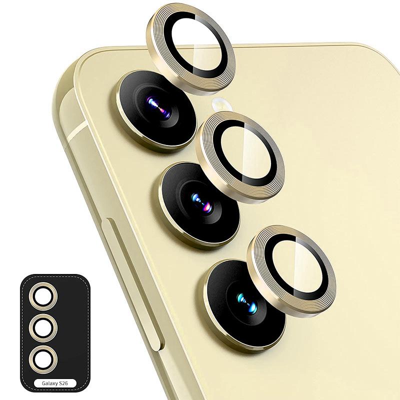 For Samsung Galaxy S26 Camera Lens Protector ENKAY Hat-Prince Metal Ring Lens Film