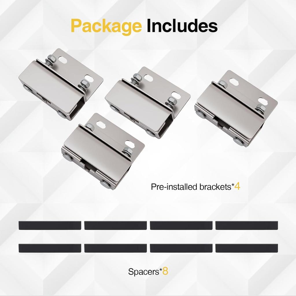Roof Rack mounting Brackets,304 Stainless Steel Van Roof Rack,Van Roof Rack Brackets for ProMaster, Box ers