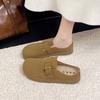 Women's Shoes Women's New Soft-soled Non-slip Half-drag Outer Wear Bag Head Lazy Casual Slippers