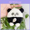 Cuddly Panda Plush Bear Keychain Cute Coin Bag Soft Stuffed Animal Gift For Children