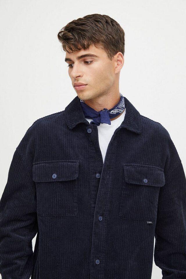 Demi-season Jacket Casual Friday August 0090 Cord-Overshirt