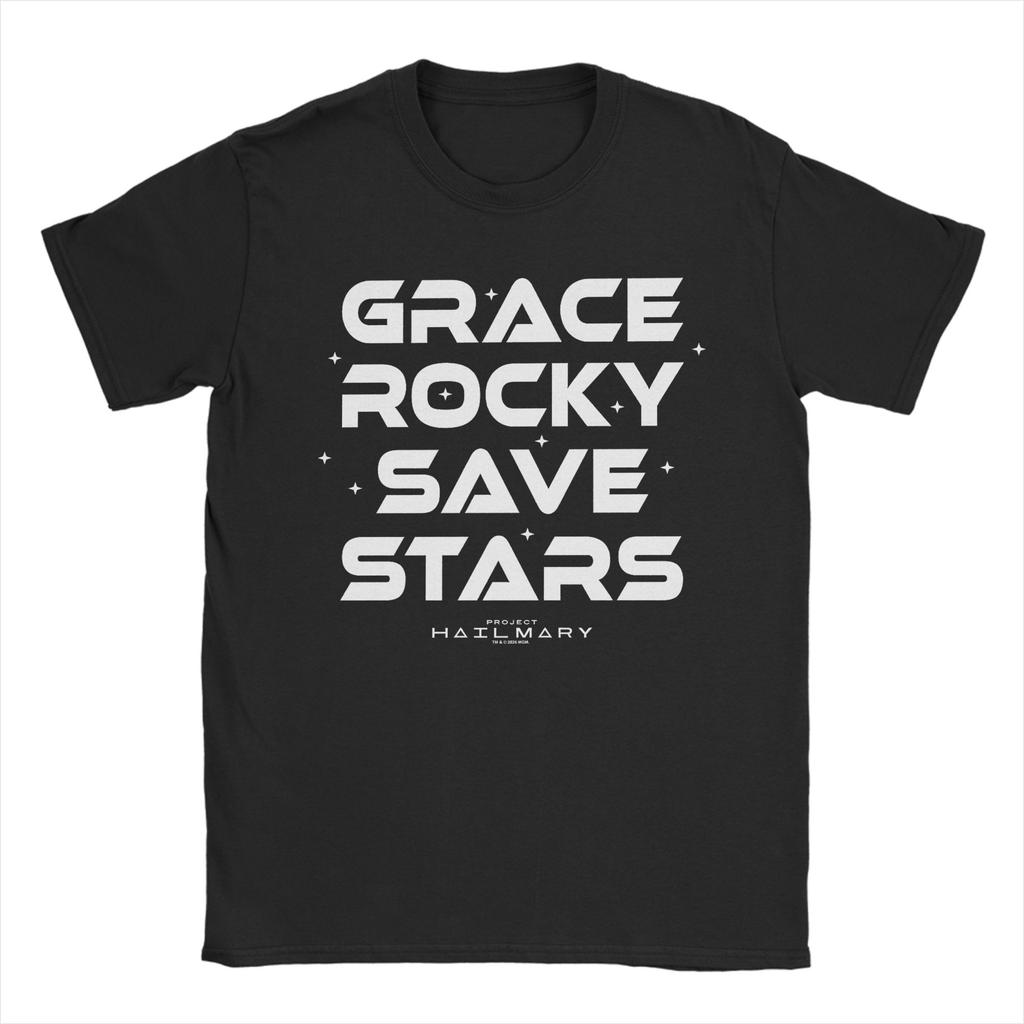 2026 New Project Hail Mary Fist My Bump Rocky Graphic T Shirt Sci Fi Movie Fan Gift Retro Space Unisex Cotton Tee for Unisex Women