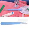 1pc Sewing Seam Rippers Blue Plastic Handle Seam Stitch Thread Tool Ripper Unpicker Needlework C6N4