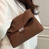 Autumn new fashion pleated messenger bag bag large capacity simple commuter underarm bag chain shoulder bag women