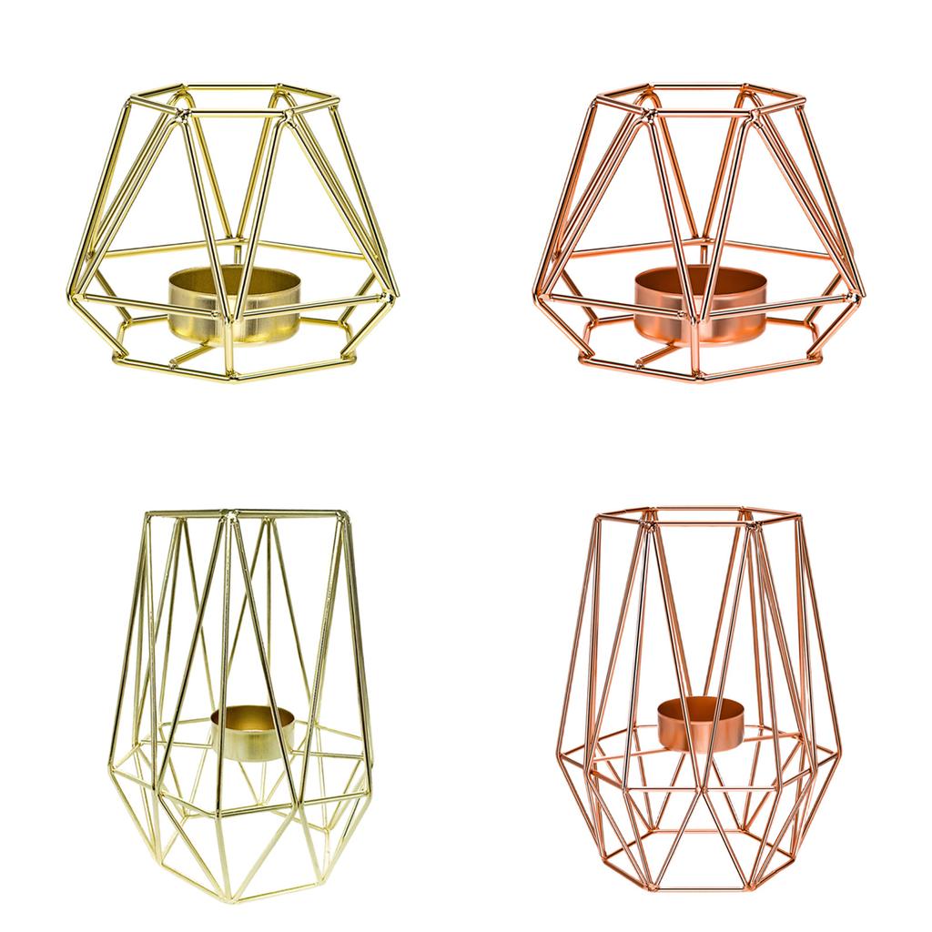 Геометрический подсвечник для чашек, подсвечник для украшения гостиной или спальни