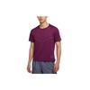 Casual Breathable Running Training Short Sleeve T-Shirt Men Tops Burgundy DM4644-610