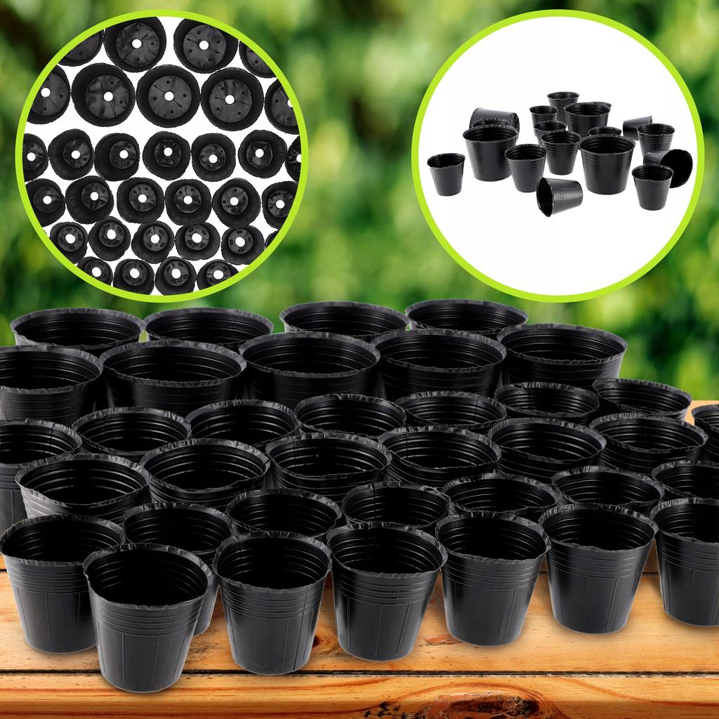 KADAX 100 производственных горшков диаметром 6 см для выращивания рассады