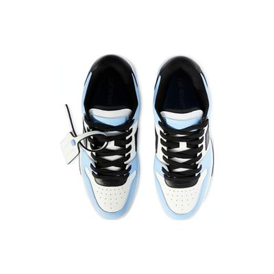 OFF WHITE Out Of Office Ooo Низкие кеды Светло-синий Черный Женские OWIA259F23LEA0084010