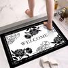 Bathroom Floor Mat Diatom Mud Water-Absorbing Quick-Drying Carpet Household Bathroom Door Anti-Skid Foot Pad