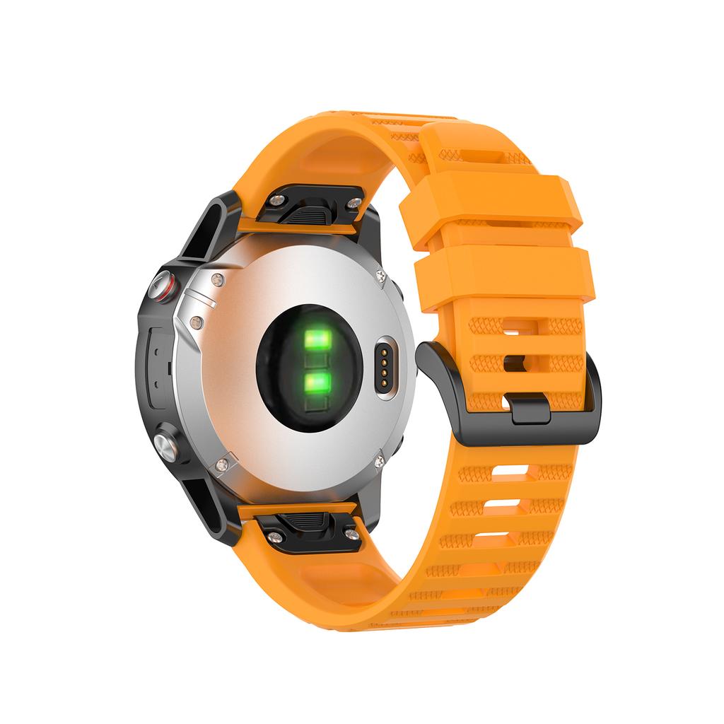 Rubber Smart Watch Replacement Band [22mm Width] for Garmin Fenix 6/5