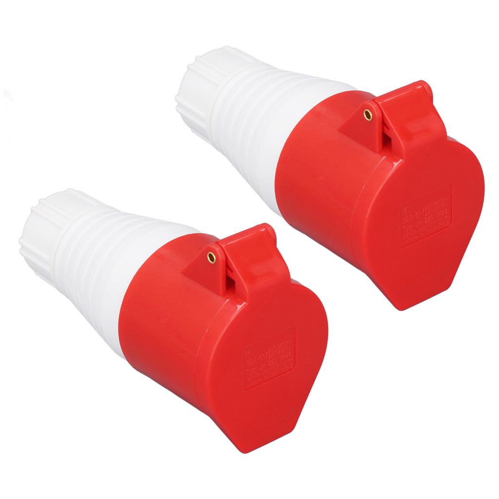 2Pcs 5 Pin IP44 Waterproof Industrial Socket Connector for Electricity Distilleries 220?380V