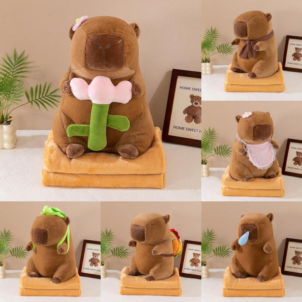 Adorable Capybara Plush Toy Cute 15 Inch Stuffed Animal Pillow For Cozy Comfort