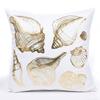 Hot Stamping Pillowcase Nordic Ins Style Indian Feather Pineapple Gold Cushion Nordic Simple